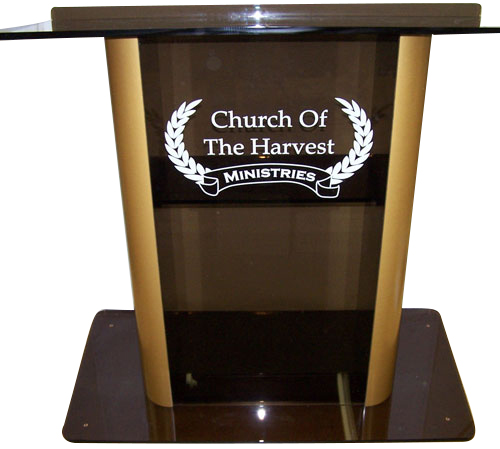 Contemporary Acrylic Podium