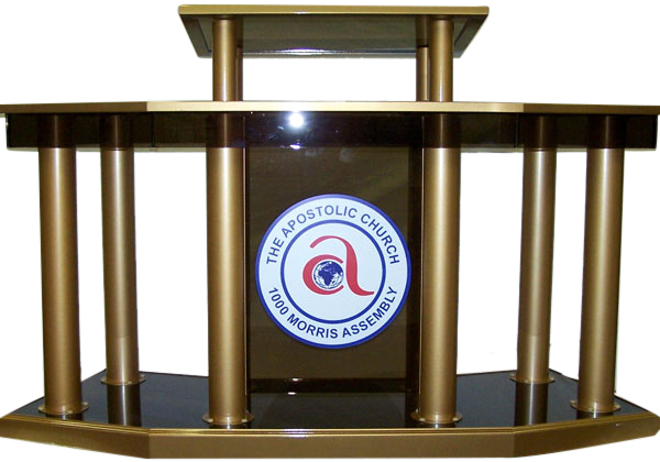 Contemporary Pillar Acrylic Podium