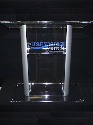 Contemporary Acrylic Podium