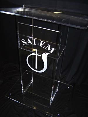 Large Standard Acrylic Podium