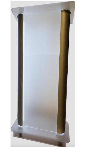 Lighted Frosted Contemporary Acrylic Podium