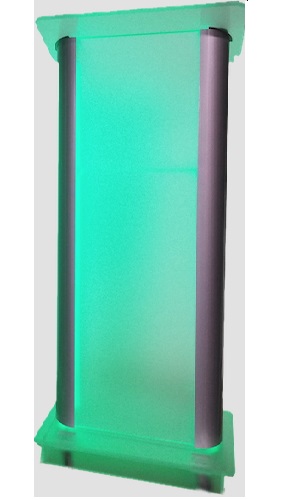 Frosted Clear Lighted Frosted Contemporary Acrylic Podium